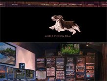 Tablet Screenshot of millervideofilm.com